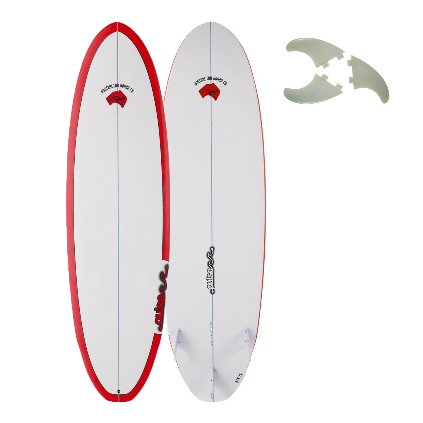 6ft 6in Pulse Epoxy Shortboard Surfboard by Australian Board Company