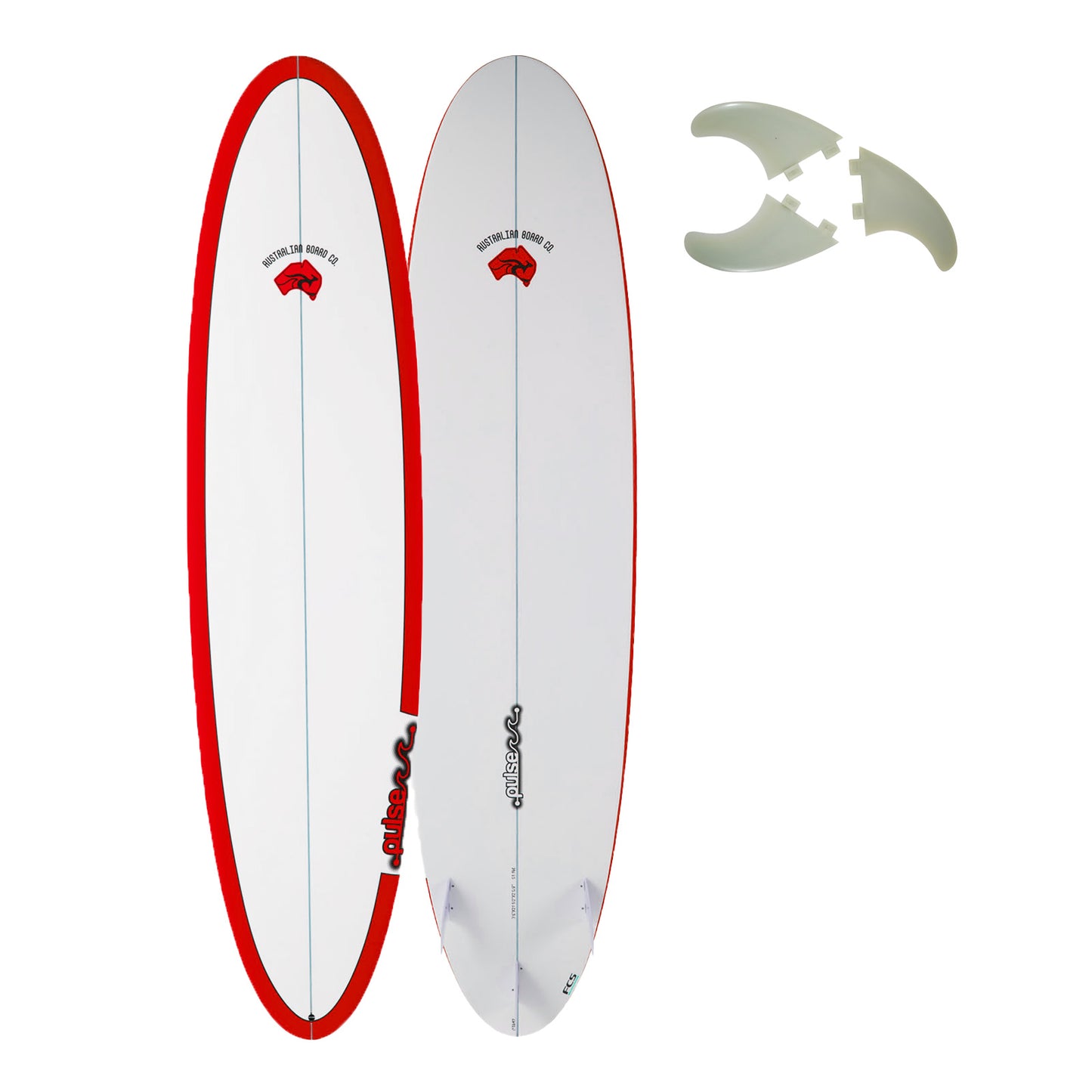 7ft 6inch Pulse Epoxy Mini Mal Surfboard by Australian Board Company