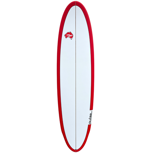 7' Pulse Mini Mal Surfboard by Australian Board Co - FCSII Finboxes